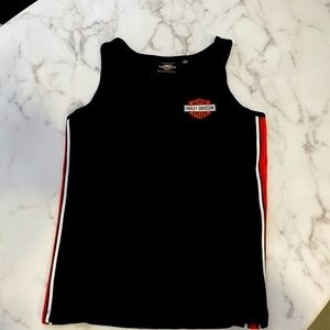 Harley Davidson Black Tank Top Size Small